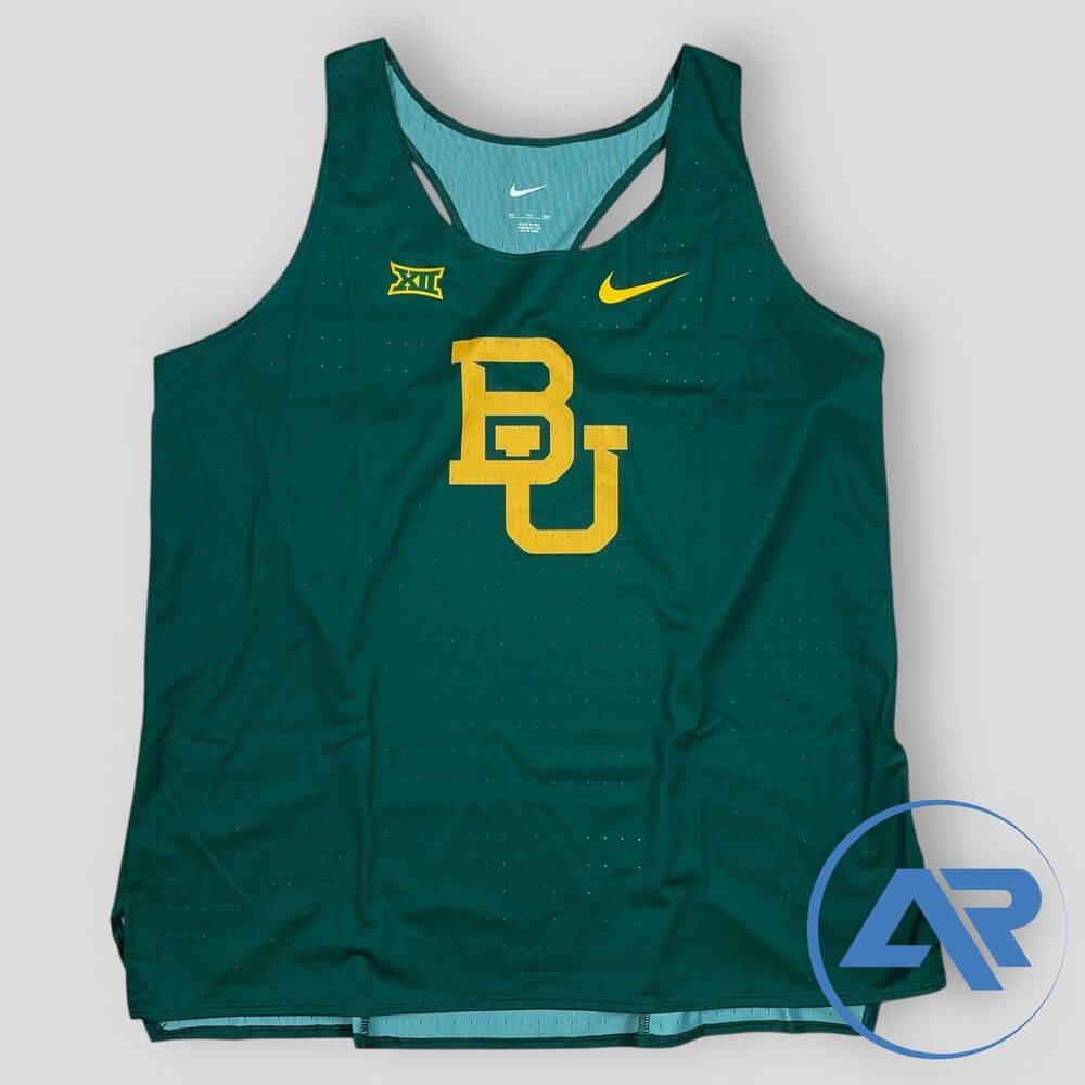 Nike Pro Elite Baylor University Running Singlet Tank Women's XXL DC8104-343